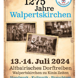 Plakat alle 1275 Jahre Walpertskirchen 